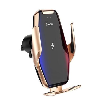 Холдер Hoco S14 Gold (Wireless Charger) фото