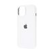 Чехол Silicone Case Full Protective AA для Apple iPhone 15 White