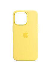 Чехол силиконовый soft-touch Apple Silicone case with MagSafe для iPhone 13 Pro жовтий Lemon Zest фото