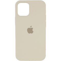 Чехол Silicone Case Full Protective AA для Apple iPhone 13 Pro Max Antique White фото