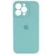 Чохол Silicone Case Full Camera Protective (AA) для Apple iPhone 15 Pro Max (Бірюзовий / Marine Green)