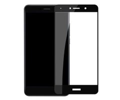 Защитное стекло с рамкой для Huawei Y7 2017 (black) фото