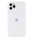 Чохол Silicone Case Full Camera Protective (AA) для Apple iPhone 12 Pro (Білий / White)