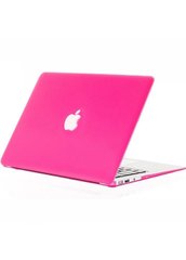 Пластиковый чехол для Macbook Air 13 (2008-2017) матовый розовый ARM защитный Pink Matte фото