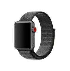 Ремешок Sport Loop для Apple Watch 42/44mm нейлоновый серый спортивный ARM Series 5 4 3 2 1 Dark olive фото