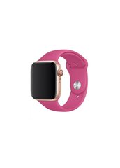 Ремінець Sport Band для Apple Watch 42 / 44mm силіконовий рожевий спортивний size (s) ARM Series 6 5 4 3 2 1 Pomegrante фото