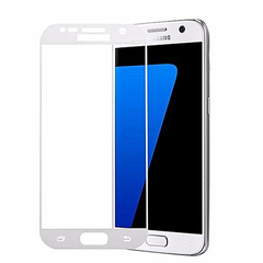 Защитное стекло с рамкой для Samsung S7(white) фото
