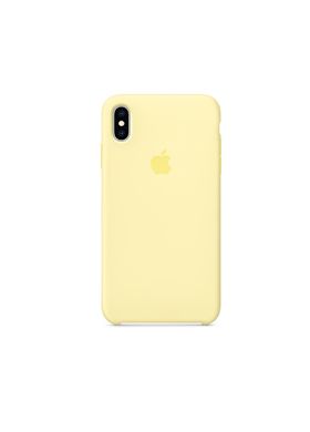 Чохол силіконовий soft-touch ARM Silicone case для iPhone X / Xs жовтий Mellow Yellow фото