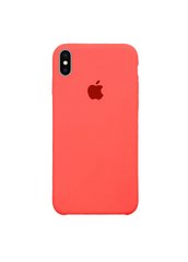 Чохол силіконовий soft-touch ARM Silicone case для iPhone Xs Max помаранчевий Peach фото