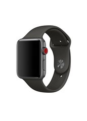 Ремешок Sport Band для Apple Watch 42/44mm силиконовый серый спортивный size(s) ARM Series 5 4 3 2 1 Charcoal Gray фото