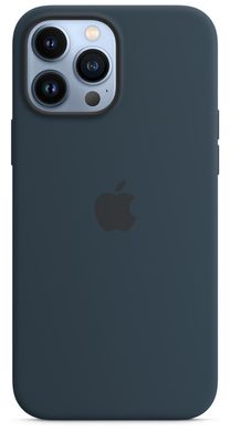 Чохол Silicone Case with Magsafe для iPhone 13 Pro Max Abyss Blue AAA фото