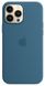 Чехол Silicone Case with Magsafe для iPhone 13 Pro Max Blue Jay AAA