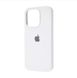 Чехол Silicone Case Full Protective AA для Apple iPhone 15 Pro White