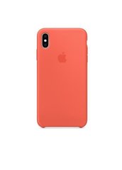 Чохол силіконовий soft-touch Apple Silicone case для iPhone X / Xs помаранчевий Nectarine фото