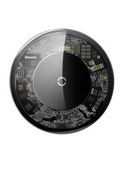 Бездротове зарядний пристрій Baseus Simple (CCALL-JK01) швидка зарядка 2.0A Wireless Charger БЗУ чорне Black фото