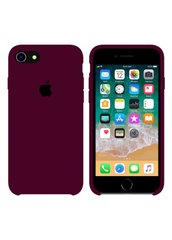 Чохол силіконовий soft-touch RCI Silicone Case для iPhone 7/8 / SE (2020) червоний Marsala фото