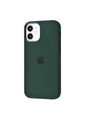 Чехол силиконовый soft-touch ARM Silicone Case для iPhone 12 Mini зеленый Cyprus Green фото