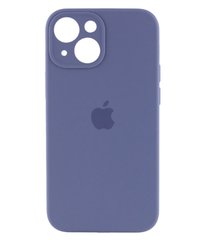 Чохол Silicone Case Full Camera Protective (AA) для Apple iPhone 13 (Сірий / Lavender Gray) фото