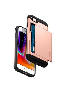 Чехол противоударный SGP A quality Slim Armor CS для iPhone 7 Plus/8 Plus золотой ТПУ+пластик Gold фото