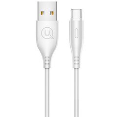 USB Cable Usams US-SJ267 Round U18 Type-C White 1m фото