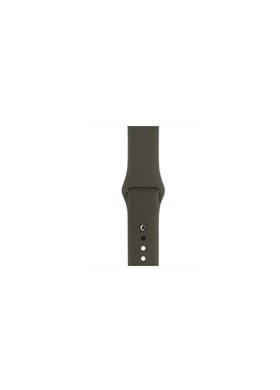 Ремешок Sport Band для Apple Watch 38/40mm силиконовый оливковый спортивный size(s) ARM Series 5 4 3 2 1 Olive фото