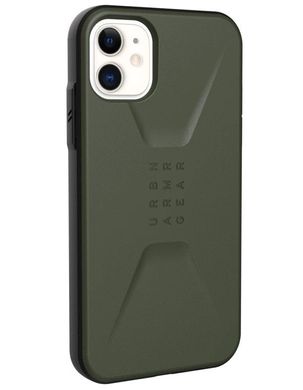 Чохол протиударний UAG Civilian для iPhone 11 зелений ТПУ + пластик Olive Drab фото