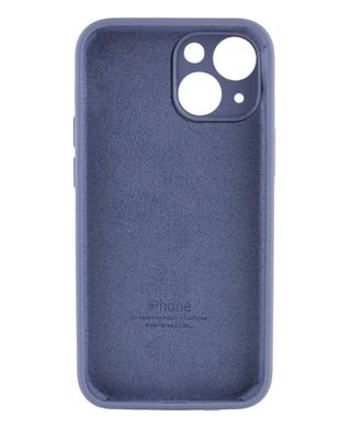 Чохол Silicone Case Full Camera Protective (AA) для Apple iPhone 13 (Сірий / Lavender Gray) фото