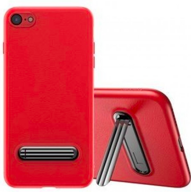 Чохол силіконовий Baseus з підставкою для iPhone 7/8 / SE (2020) червоний Red фото