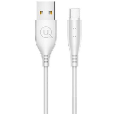 USB Cable Usams US-SJ267 Round U18 Type-C White 1m фото