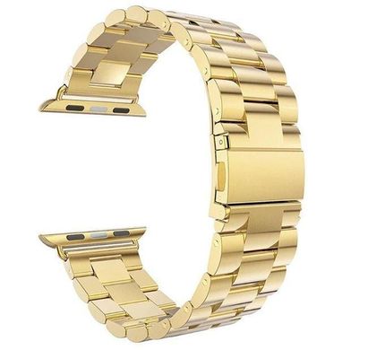 Ремінець Stainless Stee для Apple Watch 38 / 40mm металевий золотий ARM Series 6 5 4 3 2 1 Gold фото