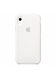 Чохол силіконовий soft-touch Apple Silicone case для iPhone Xr білий White фото
