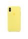 Чехол силиконовый soft-touch ARM Silicone case для iPhone Xs Max желтый Lemonade