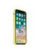 Чехол силиконовый soft-touch ARM Silicone case для iPhone Xs Max желтый Lemonade