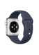 Ремінець Sport Band для Apple Watch 38 / 40mm силіконовий синій спортивний ARM Series 6 5 4 3 2 1 Midnight Blue