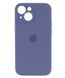 Чохол Silicone Case Full Camera Protective (AA) для Apple iPhone 13 (Сірий / Lavender Gray)