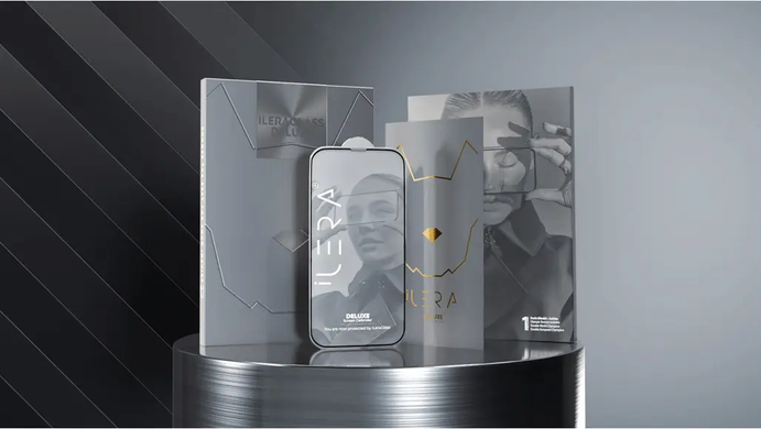 Захисне скло iLera DeLuxe FullCover Glass for iPhone 12 Pro 6.1" фото