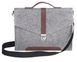 Фетровый чехол-сумка Gmakin для MacBook Air/Pro 13.3 серый с ручками (GS12) Gray