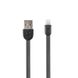Мережевий зарядний пристрій Remax 2 порту USB швидка зарядка 2.4A СЗУ чорне Black (RP-U215) + USB Cable iPhone 7