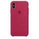 Чохол Apple Silicone case for iPhone X / XS Rose Red фото