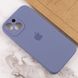 Чохол Silicone Case Full Camera Protective (AA) для Apple iPhone 13 (Сірий / Lavender Gray)