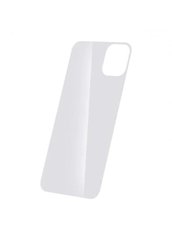 Защитное стекло для iPhone 12 Pro Max CAA глянцевое на заднюю панель белое White фото
