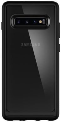 Чохол протиударний Spigen Original Ultra Hybrid для Samsung Galaxy S10 чорний ТПУ+скло Matte Black фото