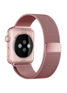 Ремінець Milanese Loop для Apple Watch 38/40mm Rose Gold фото