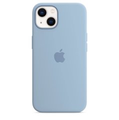 Чохол силіконовий soft-touch Apple Silicone case with MagSafe для iPhone 13 синій Blue Fog фото
