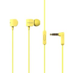 Навушники вакуумні Remax (OR) RM-502 3.5 Jack з мікрофоном жовті Yellow фото