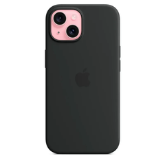 Чохол Apple Silicone case with MagSafe для iPhone 15 Black AAA фото