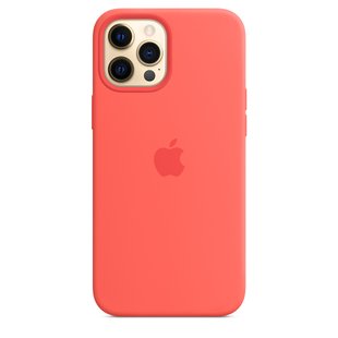 Чохол Silicone Case with Magsafe для Apple iPhone 12/12 Pro Kumquat AAA фото