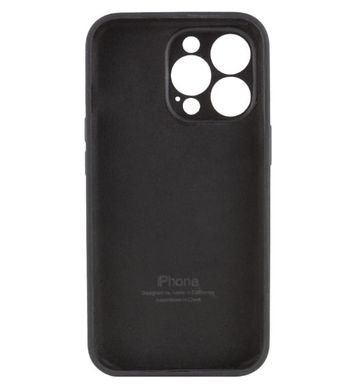 Чохол Silicone Case Full Camera Protective (AA) для Apple iPhone 13 Pro (Чорний / Black) фото