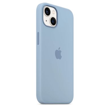 Чохол силіконовий soft-touch Apple Silicone case with MagSafe для iPhone 13 синій Blue Fog фото