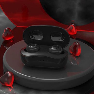 Навушники бездротові вакуумні OneDer TWS-W13 Bluetooth з мікрофоном чорні Black фото